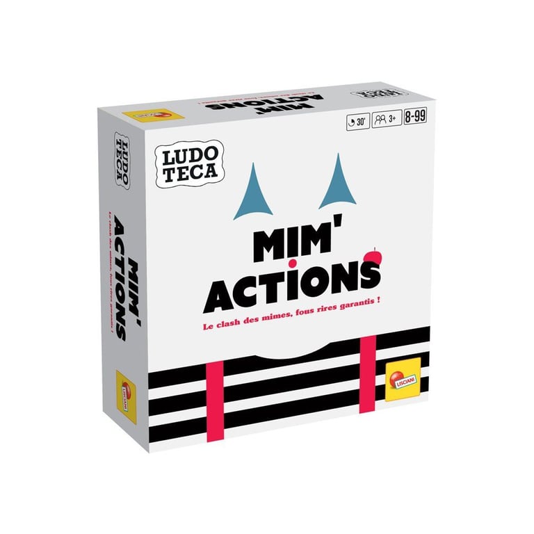 Jeu de mime Lisciani Giochi Mim'Actions 2 à 4 joueurs, 8 ans et plus - Neuf