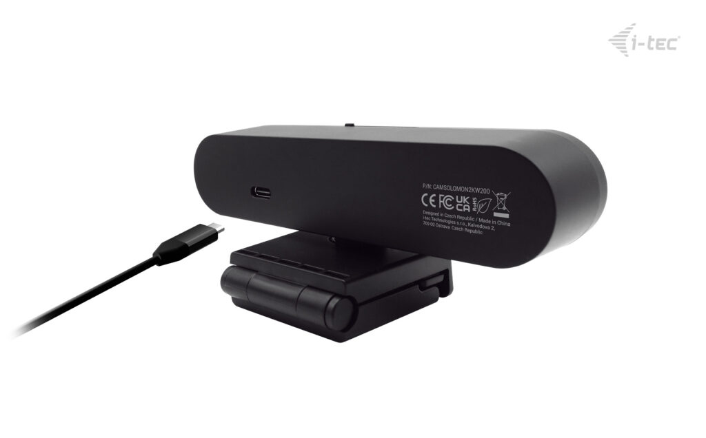 Webcam i-tec SOLOMON WH200 – 2K, Windows Hello, 4MP - vue 3