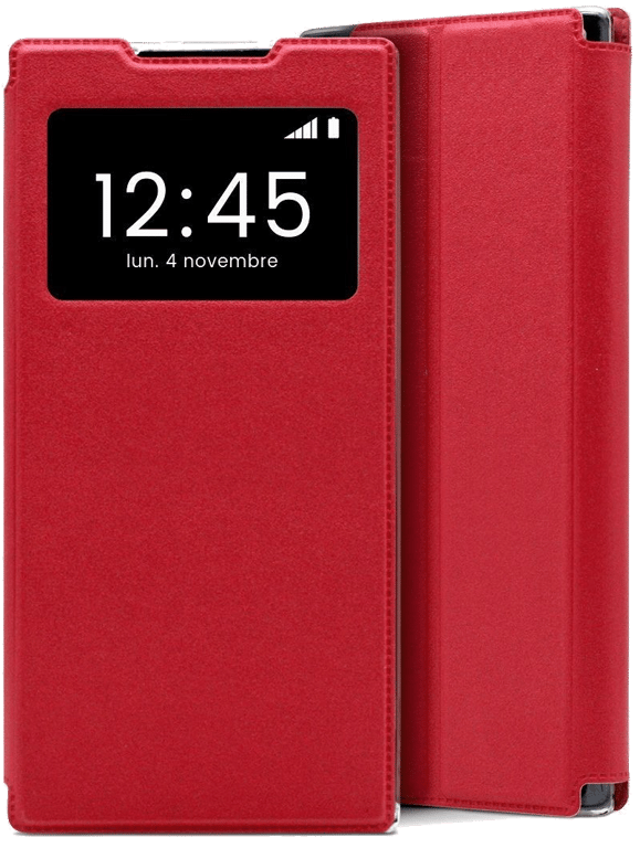 Etui Folio compatible Rouge Huawei Mate 30