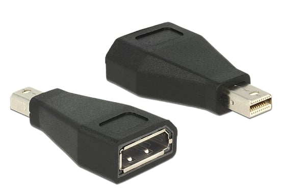 DeLOCK 65238 Mini Displayport 1.2 Cavo con cambio di genere Displayport Nero