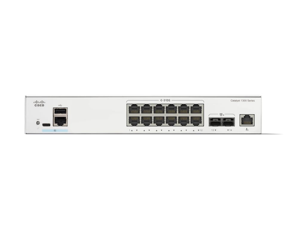 Cisco Catalyst C1300 12XT 2X commutateur réseau Géré L2L3 Neuf - vue 2