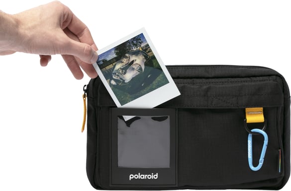 Polaroid 6304 estuche para cámara fotográfica Cubierta de hombro Negro, Multicolor