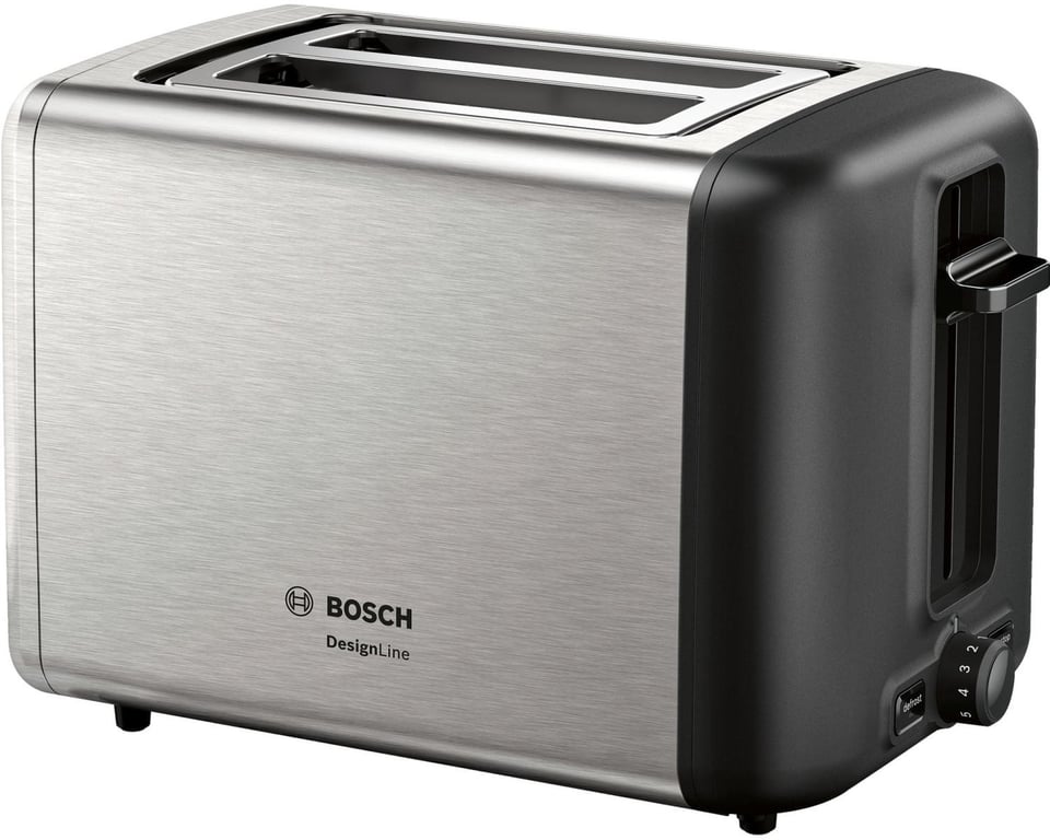 Grille Pain Bosch TAT3P420 970W – 2 Tranches, Acier Inoxydable - vue 2