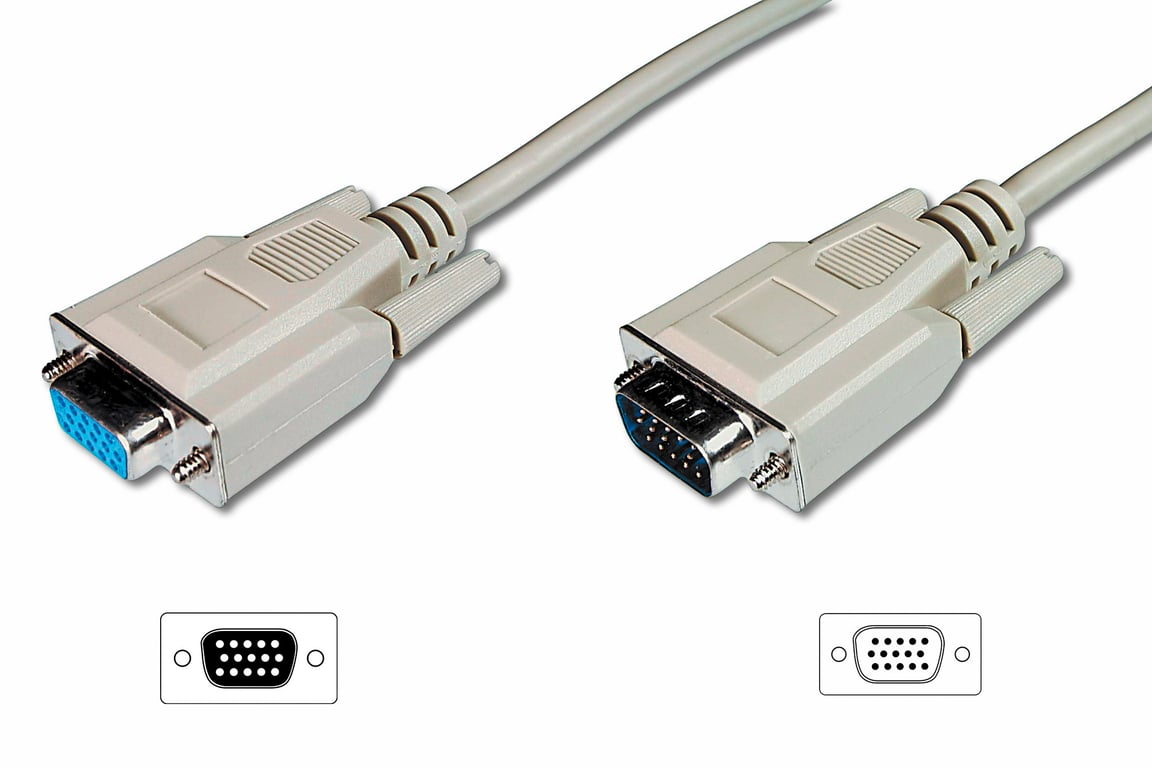 DIGITUS  VGA Monitor Extension Cable - Neuf