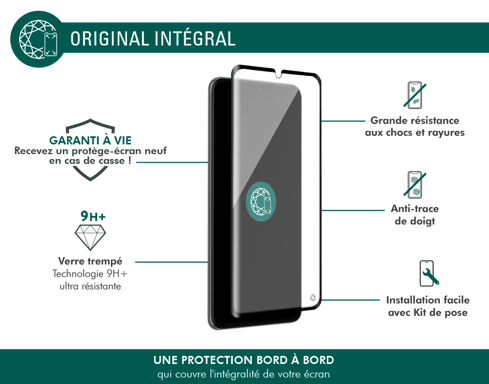 Samsung G S21 Ultra 5G 3D Protezione dello schermo originale con garanzia a vita Force Glass