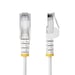 StarTech.com Cable de Red Ethernet CAT6 Delgado sin Enganches Blanco de 2m - Cable RJ45 Snagless Slim 28AWG - Alambre de Cobre Puro - PoE 100W - con A