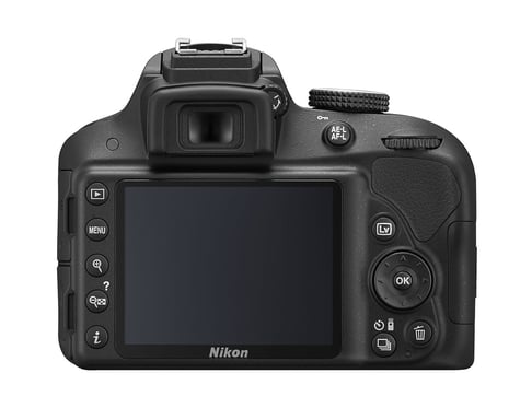 Nikon D3300 + AF-P 18-55mm VR Kit d'appareil-photo SLR 24,2 MP CMOS 6000 x 4000 pixels Noir
