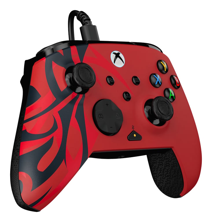 Turtle Beach Rematch Advanced Spirit Red Manette de jeu filaire - Licence Xbox Series XS, Xbox One et PC avec Boutons Programmables, Gâchettes, commandes audio et câble de 2.5 m - Neuf