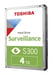 Toshiba S300 Surveillance 3.5'' 4 To Série ATA III