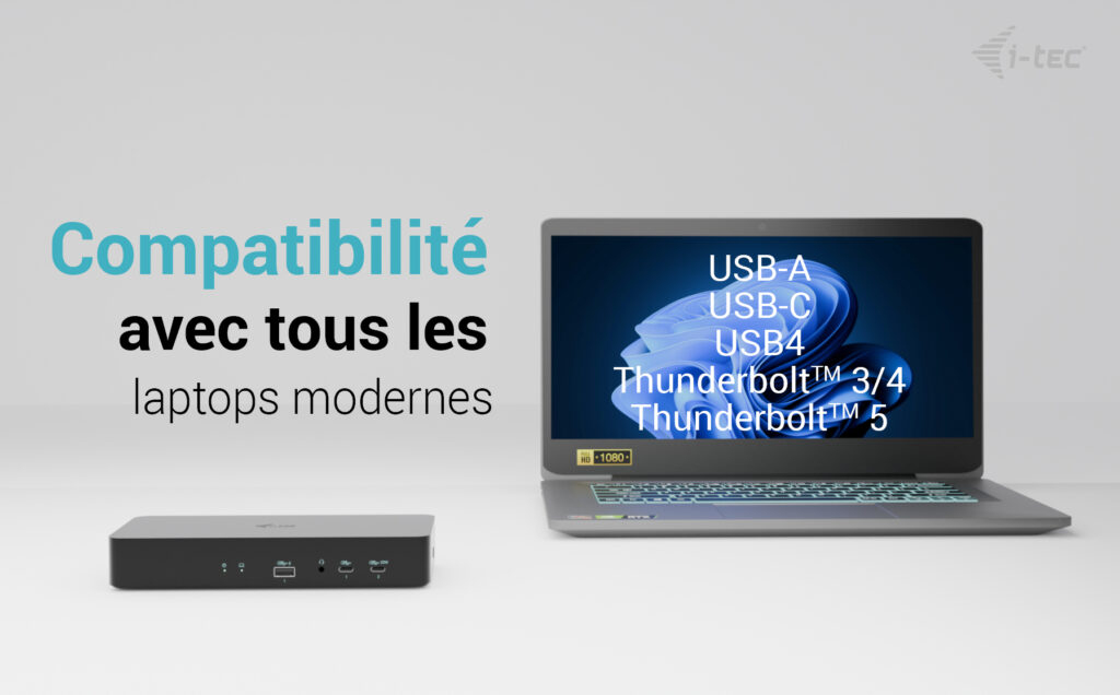 i tec Universal Intelligent Dual Display Docking Station + Power Delivery - vue 2