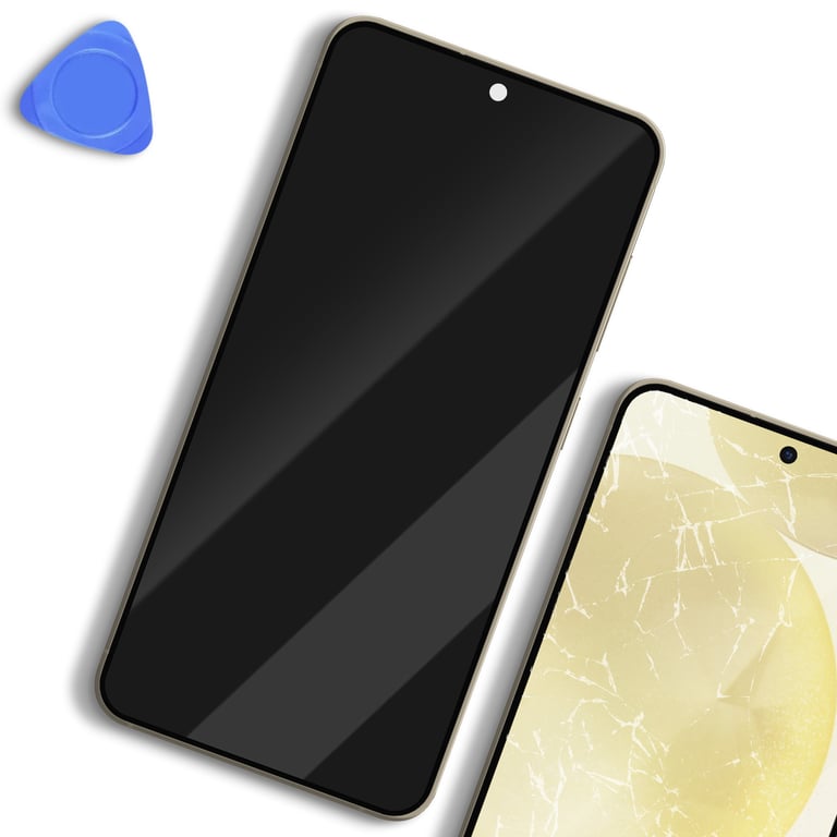 Écran pour Samsung Galaxy S24 LCD + Vitre Tactile + Châssis Original Beige - Neuf