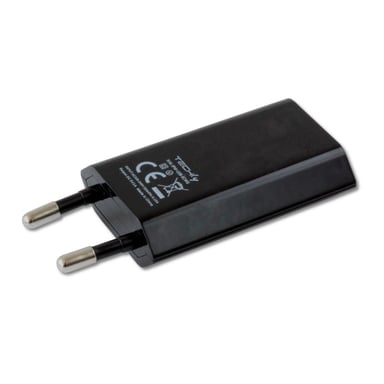 Techly IPW-USB-ECBKG cargador de dispositivos móviles GPS, MP3, Teléfono portátil, PDA, Smartphone Negro Sector Interior