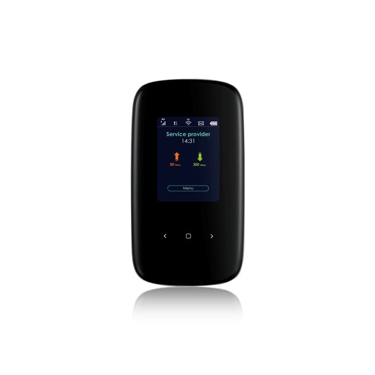 Zyxel LTE2566-M634 routeur sans fil Bi-bande (2,4 GHz / 5 GHz) 4G Noir - Neuf