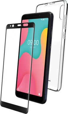 Pack Coque souple Transparente + Protège-écran 2.5D en Verre trempé pour Y60 Wiko Wiko