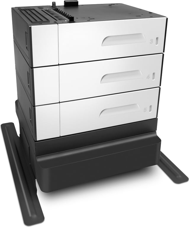HP Paper Feeder and Stand Bac dalimentation 500 feuilles dans 3 bac pour PageWide Enterprise Color MFP 586 PageWide Managed… - vue 2