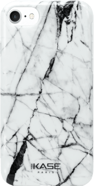 Carcasa de silicona efecto mármol para Apple iPhone 6/6s/7/8/SE 2020, Blanco