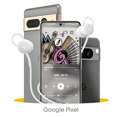 Google Auriculares Cable oficial Blanco