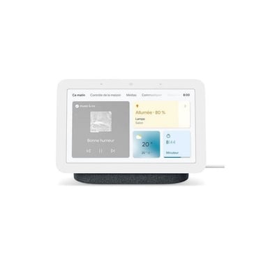 Google Nest Hub (2a generazione) - Altoparlante con controllo vocale - Grigio chiaro