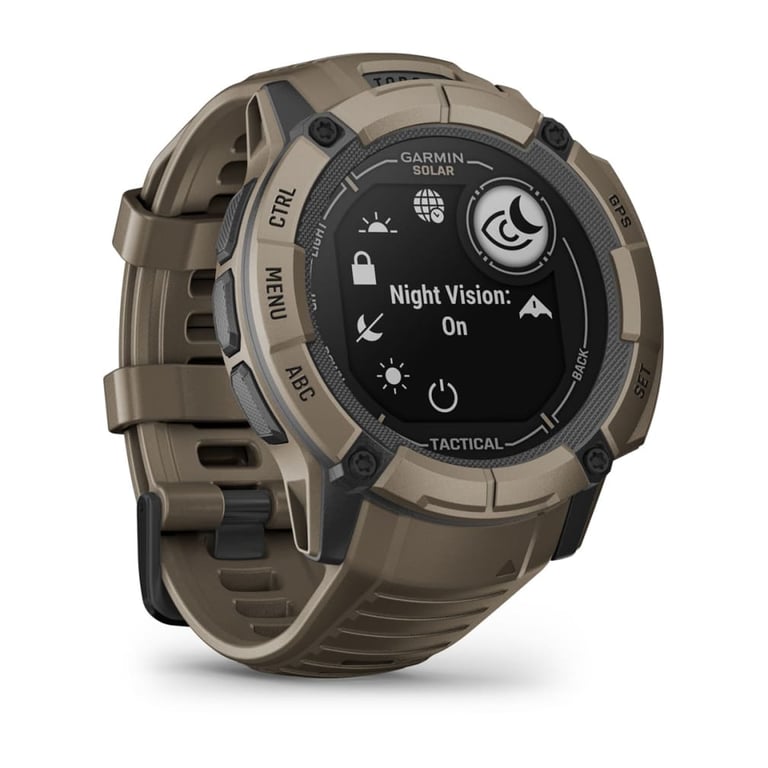 Garmin Instinct 2X Solar – Tactical Edition Montre GPS Robuste et connectée – Boîtier 50 mm - vue 5