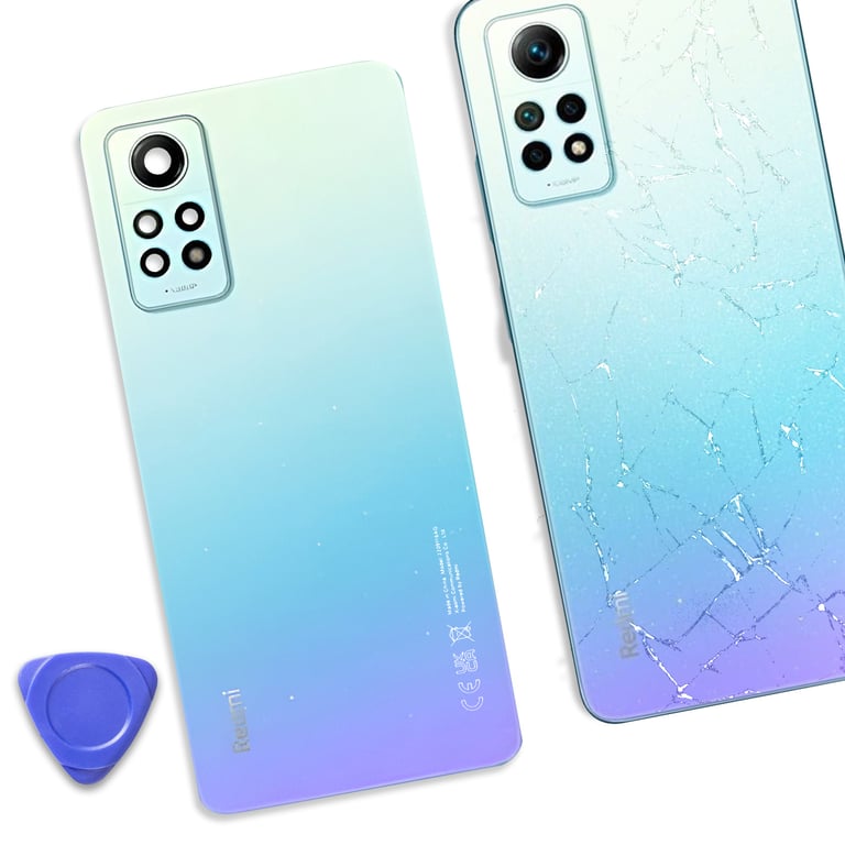 Cache batterie pour Xiaomi Redmi Note 12 Pro 4G Original Service Pack pâle Neuf - vue 3