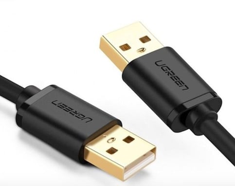 Ugreen 10311 cable USB USB 2.0 2 m USB A Negro, Oro