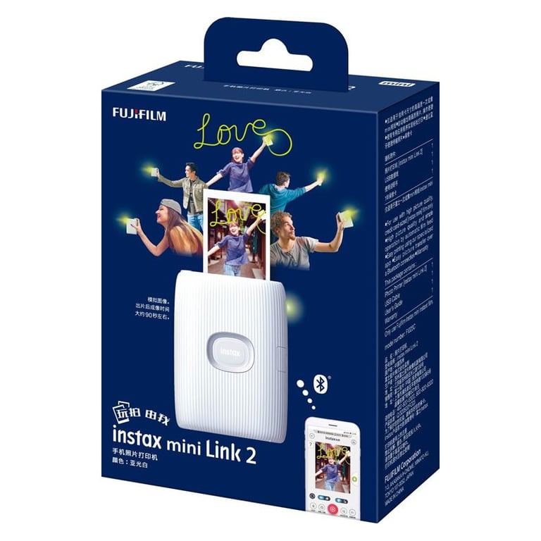 Fujifilm Instax Mini Link 2 - Impresora para Smartphone, Color Blanco