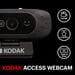 Webcam KODAK Access: videocamera professionale per videoconferenze HD 1080p con riconoscimento facciale Windows Hello e Plug and Play