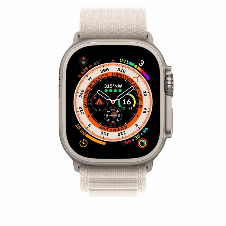 Bracelet Boucle Alpine pour Apple Watch  - M - Lumière stellaire