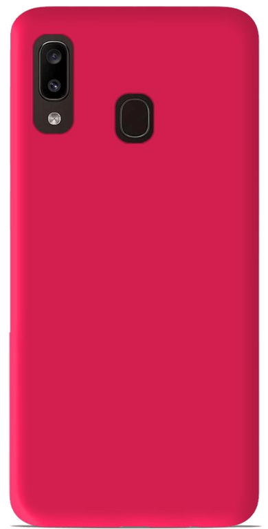 Coque silicone unie compatible Mat Rose Samsung Galaxy A20 Galaxy A30