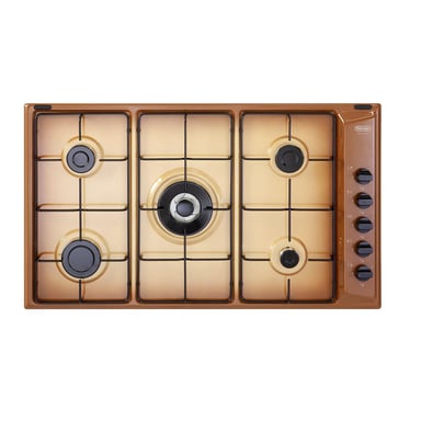 DeLonghi YTF 59 DD Table de cuisson à gaz encastrable 90 cm Cuivre 5 brûleurs - Neuf