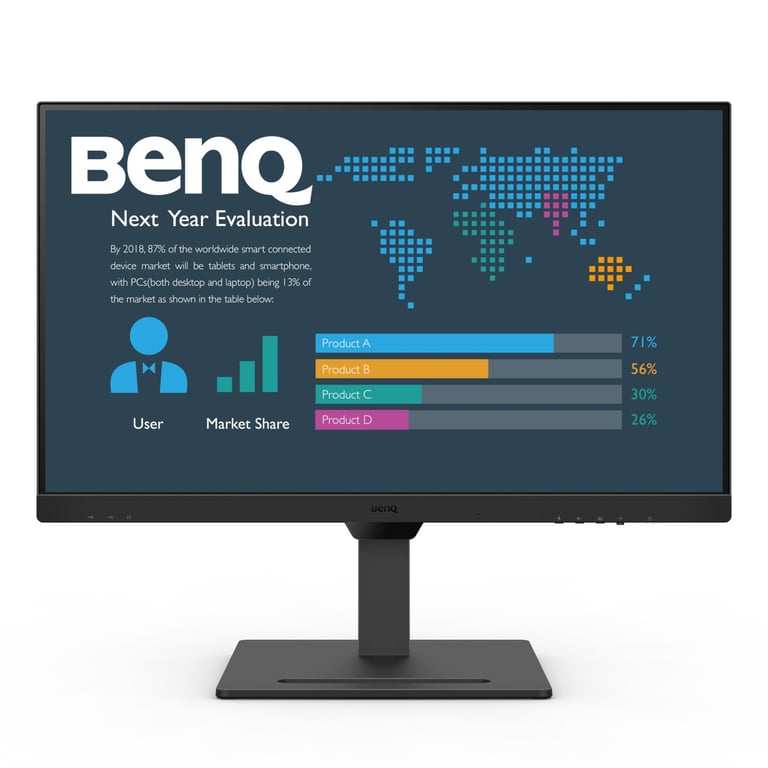 Écran Ergonomique BENQ GW2790QT 27 2K QHD USB C Haut parleurs Intégrés - vue 7