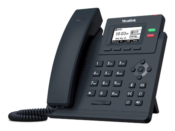 Téléphone IP Yealink SIP-T31W – 2 Lignes, Écran LCD, Wi-Fi 5 - vue 2