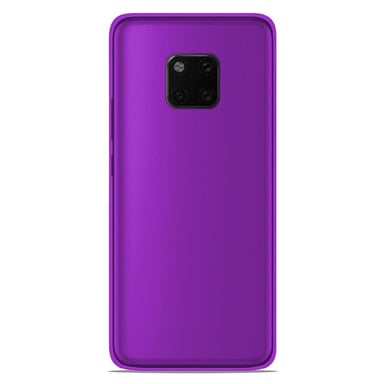Coque silicone unie compatible Givré Violet Huawei Mate 20 Pro
