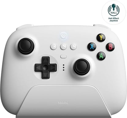 8BitDo Ultimate 2.4G Wireless HALL EFFECT - White Edition