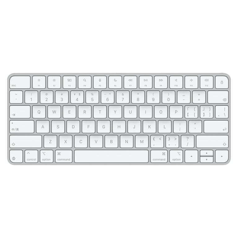 Apple Magic Keyboard with Touch ID and Numeric Keypad Clavier USB C sans fil Bluetooth QWERTY Chinois Pinyin clés blanches