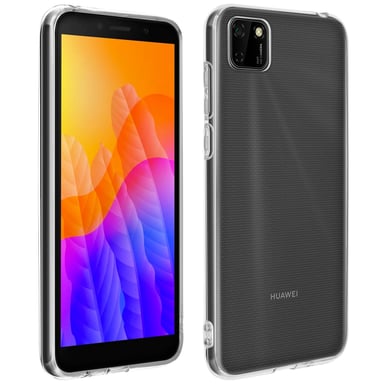 Funda Huawei Y5p Gel de Silicona Flexible Ultra-fina y Ligera Transparente