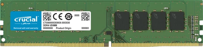 Crucial CT16G4DFRA32A module de mémoire 16 Go 1 x 16 Go DDR4 3200 MHz
