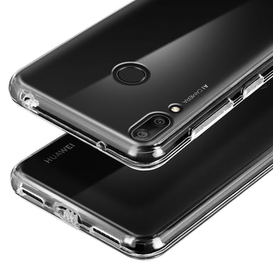 Coque Huawei Y7 2019 Protection Rigide Bords Antichocs Effet Bumper Transparent