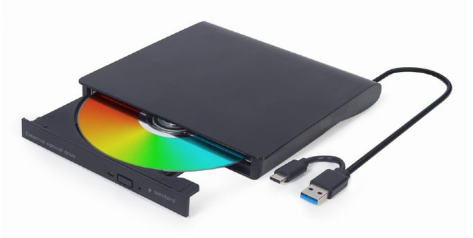 Gembird DVD-USB-031 lecteur de disques optiques Interne DVD±RW Noir