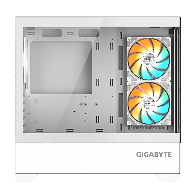 GIGABYTE C201 PANORAMIC ICE Boîtier PC – Moyen Tour ATX compatible radiateur 360 mm 3 ventilateurs préinstallés USB 3.0 compatible RGB Fusion Neuf - vue 2