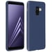 Carcasa Samsung Galaxy A8 Forcell Soft Touch Silicona – Azul oscuro