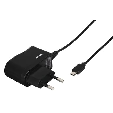 Caricabatterie, micro-USB, 1 A, nero