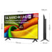 LG NANO 4K UHD AI Smart TV 43NU850B6LA 43'' Noir LED NanoCell WebOS 26 Wi-Fi