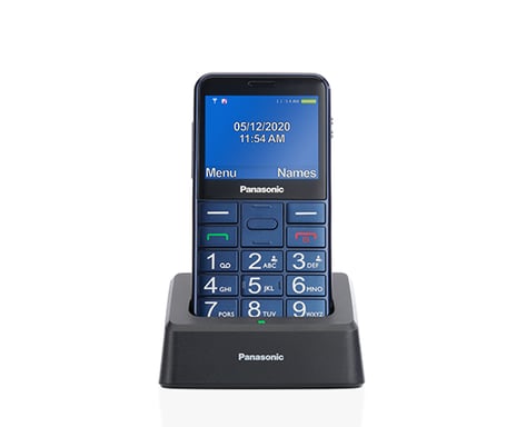 Panasonic KX-TU155 6,1 cm (2.4'') 102 g Blu Telefono di ingresso