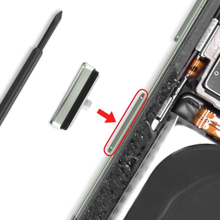 Samsung Bouton Power Original pour Galaxy S23 / S23 Plus Marche et Arrêt - vue 3