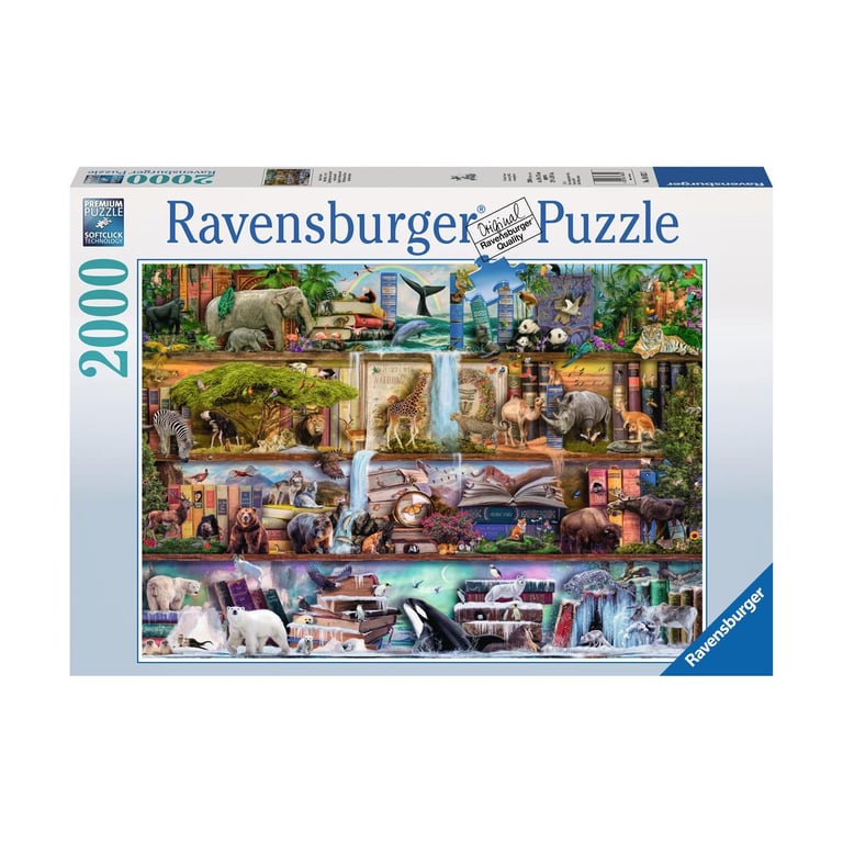 Puzzle 2000 pièces : Magnifique monde animal Ravensburger France - vue 3