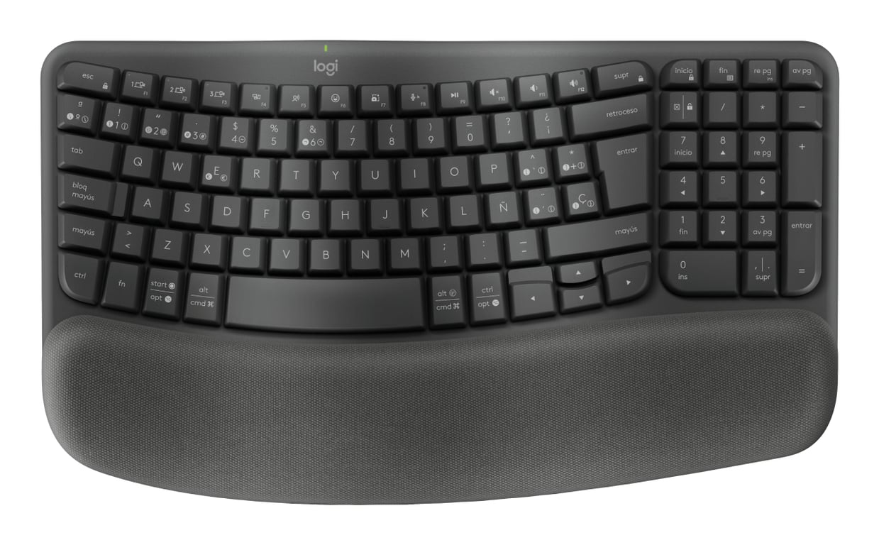 Logitech 920 012331 clavier Bureau RF sans fil + Bluetooth QWERTY Espagnole Neuf - vue 3