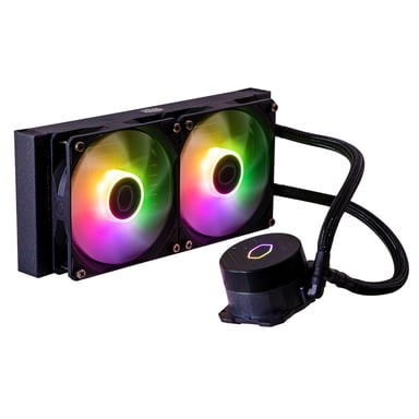 Cooler Master MasterLiquid 240L Core ARGB Processeur Kit de refroidissement du liquide 12 cm Noir - Neuf