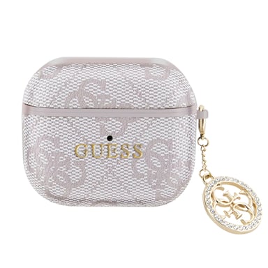 Guess Carcasa AirPods para AirPods 3 con Charm Rosa Claro