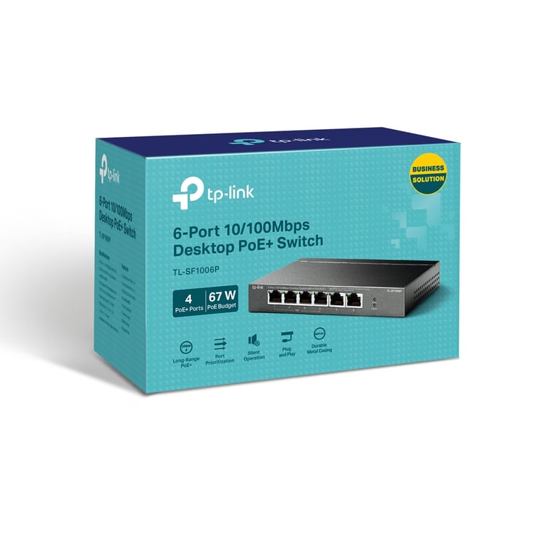 TP LINK TL SF1006P - vue 4